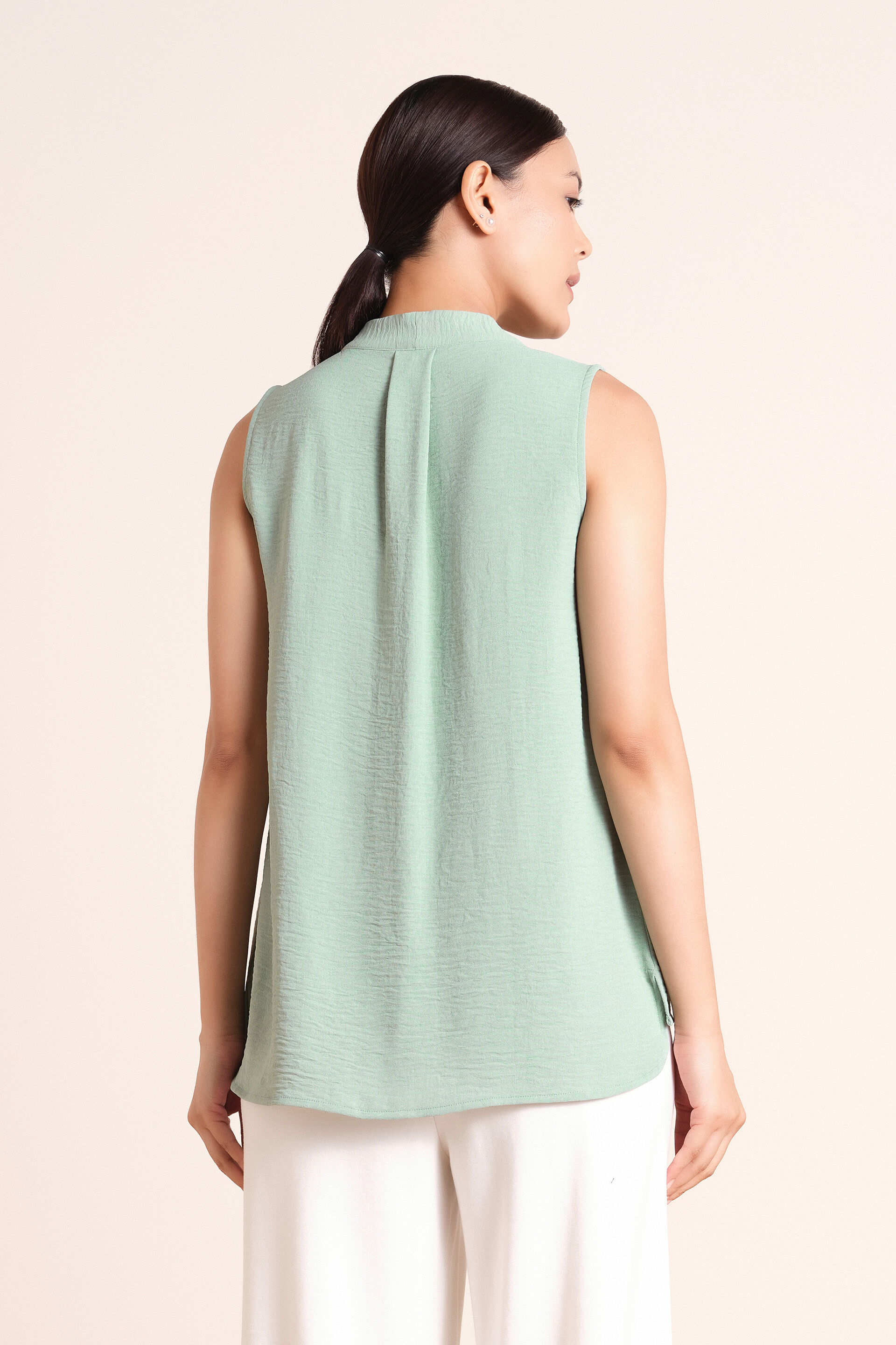 Elodie Sage Top, Sage Green, image 6